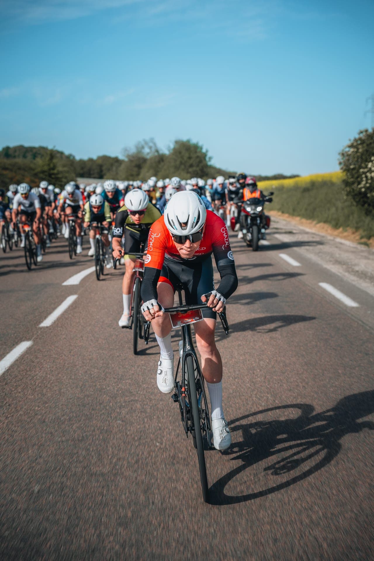 En tête du peloton